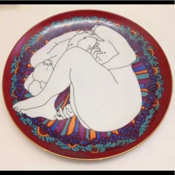 Rare Weyman Lew '78 Nude Art Collector's Plate - Picture 6 of 6